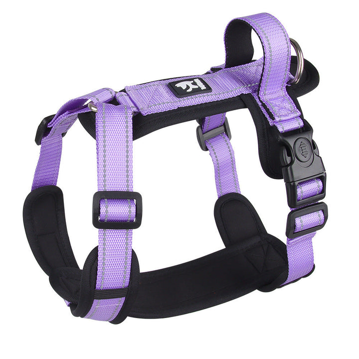 The Ultimate Dog Hand Holding Rope Chest Strap Reflective Vest - Safety and Comfort Combined
