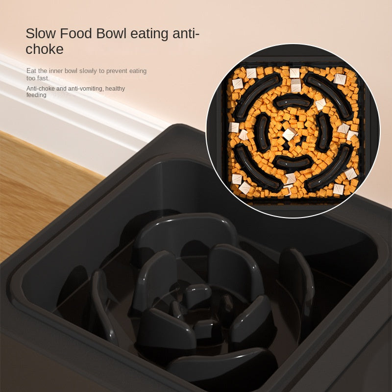 Pet Stainless Stand Adjustable Pet Feeding Bowl