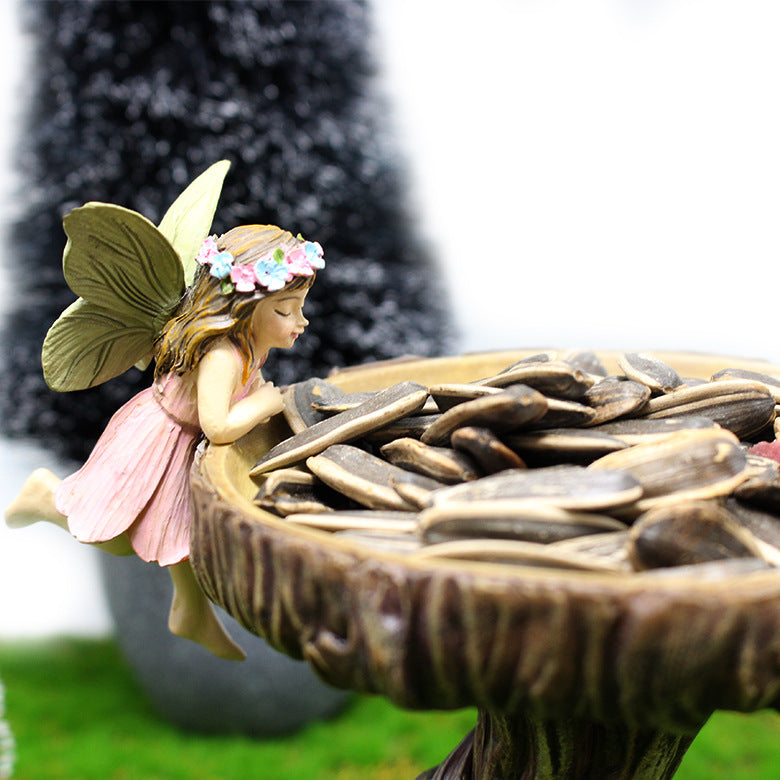 Outdoor Resin Crafts Of Bird Feeder