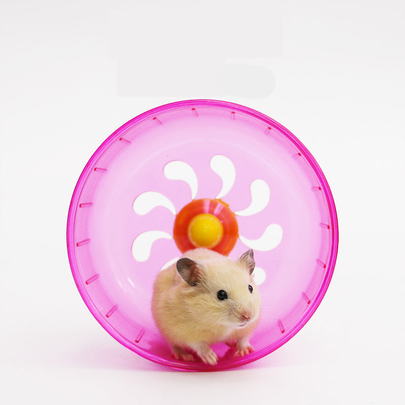 Running wheel hamster cage