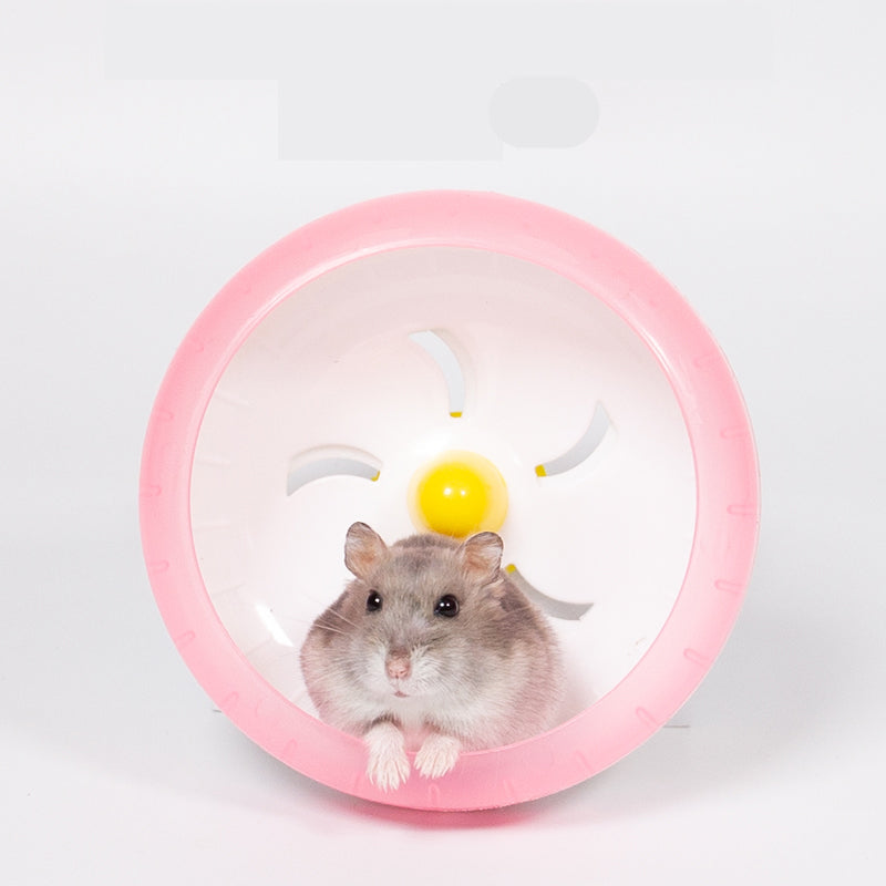 Running wheel hamster cage