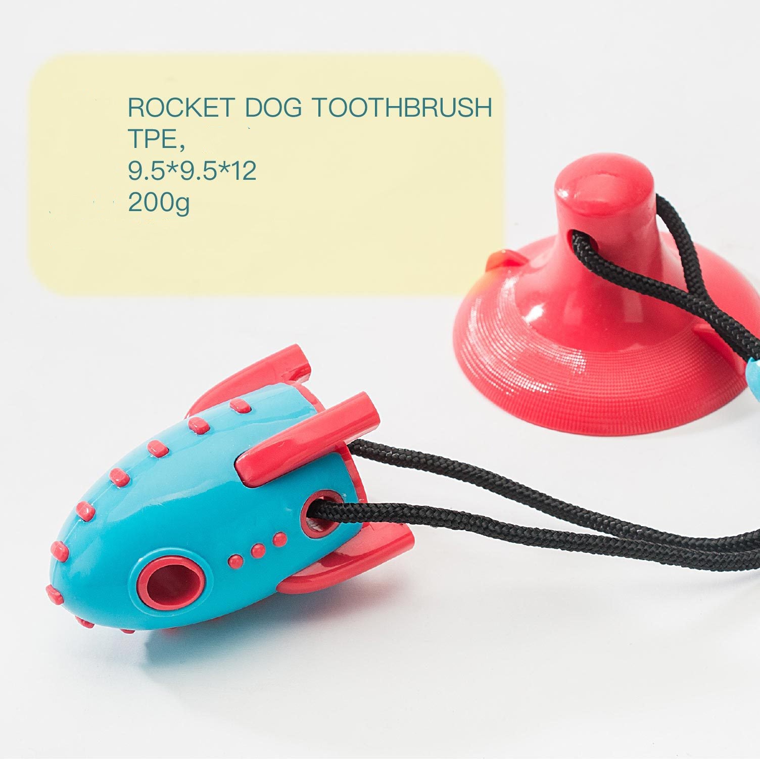 Rocket Dog Leaking Food Bite Toy