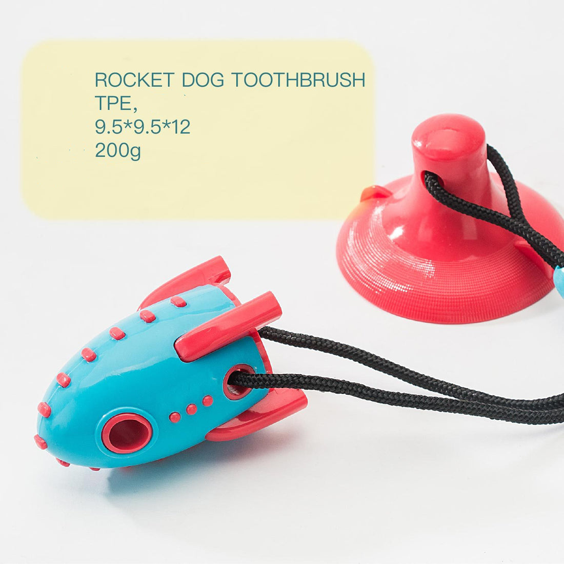 Rocket Dog Leaking Food Bite Toy