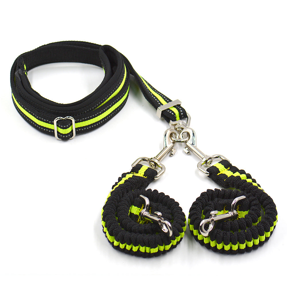 Pet Adjustable One-to-two Nylon Leash
