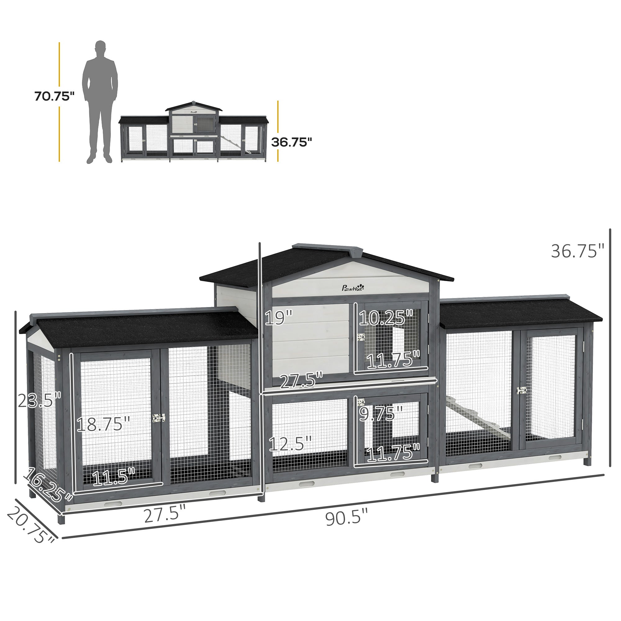 102" 1 Rabbit Hutch