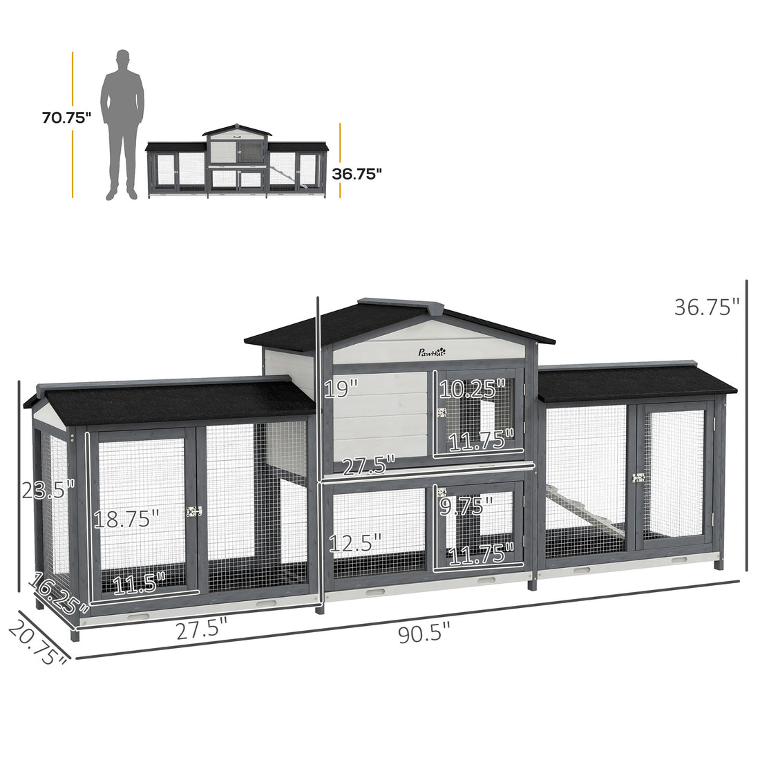 102" 1 Rabbit Hutch