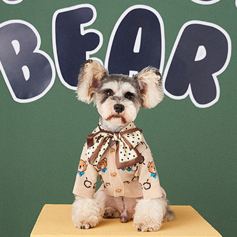 Pet Teddy Schnauzer Pomeranian Sweater