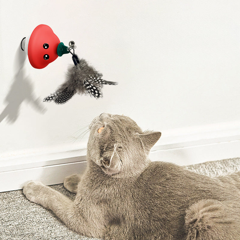 Cat Wand Suction Exercise Toy