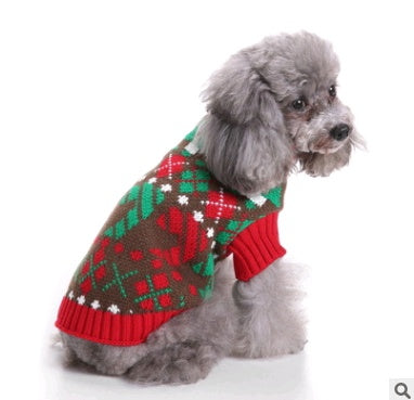Pet Christmas Sweater Knit