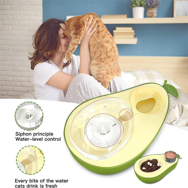 Avocado Shape Automatic Drinking Water Bottle Feeder