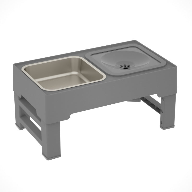 Pet Stainless Stand Adjustable Pet Feeding Bowl