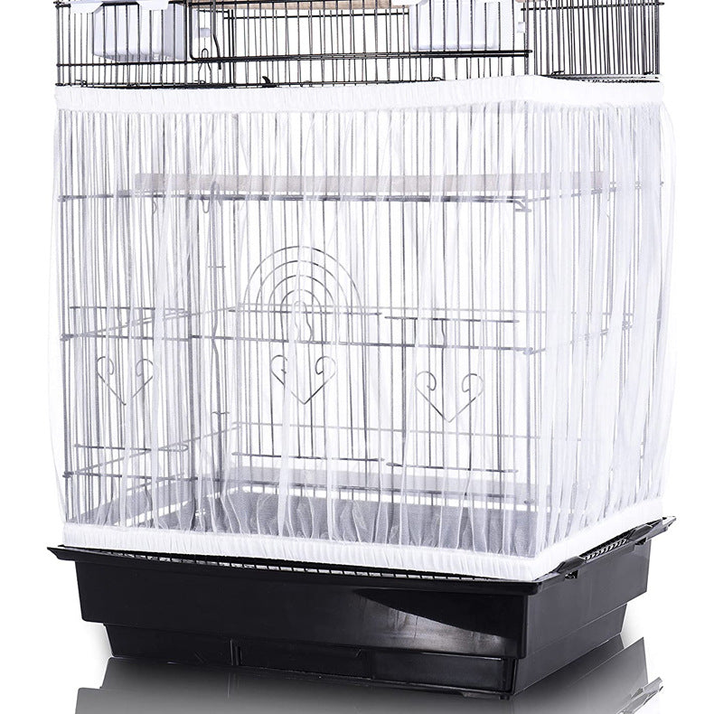 Screen Covers Bird Cage Prevents Dust