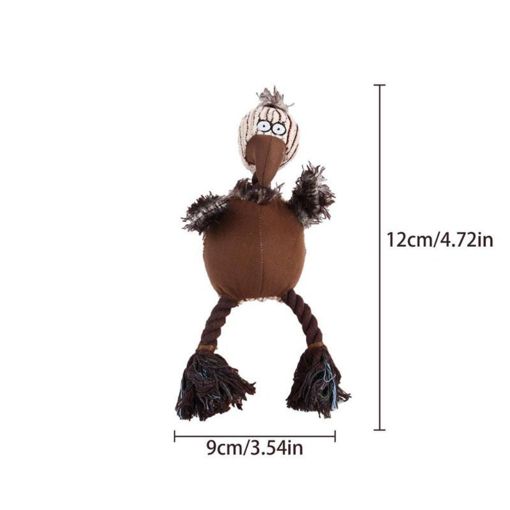 Stuffless Dog Plush Toys For Aggressive Chewers