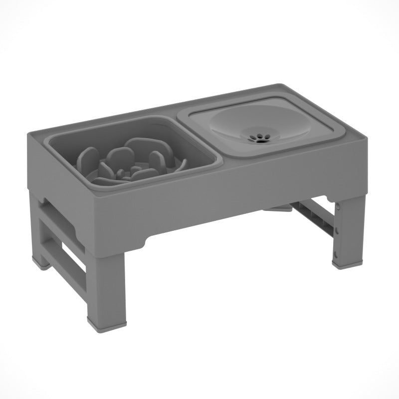 Pet Stainless Stand Adjustable Pet Feeding Bowl
