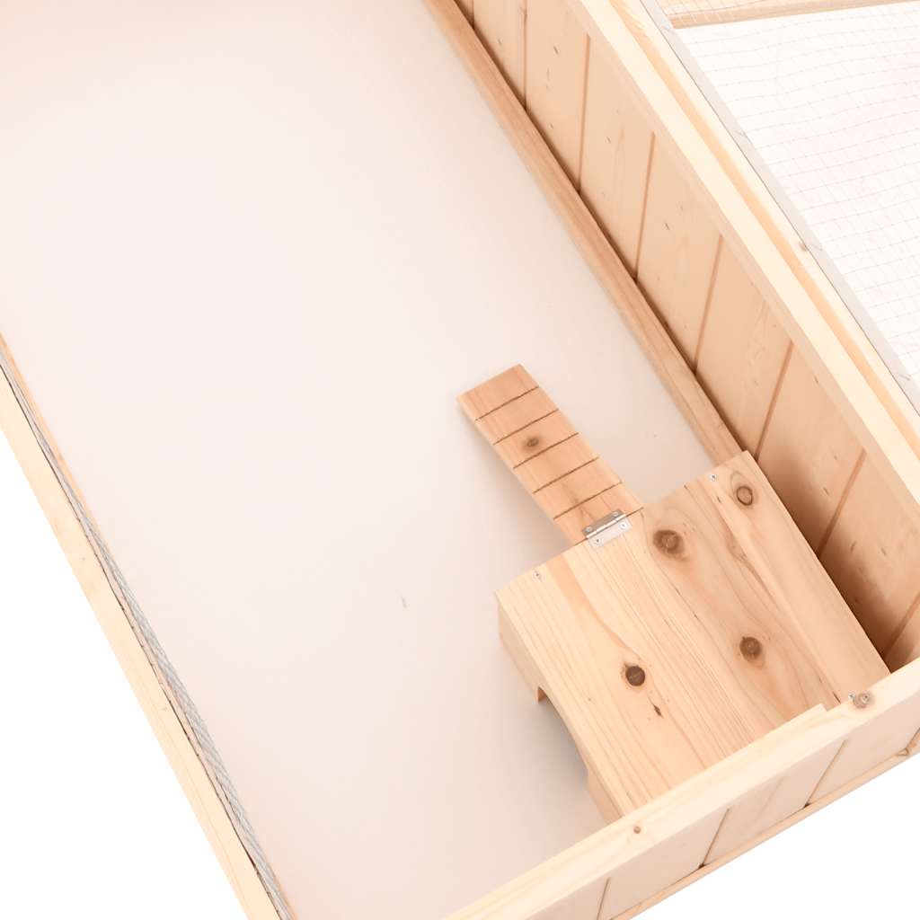 Hamster Cage 104x52x38 cm Solid Fir Wood