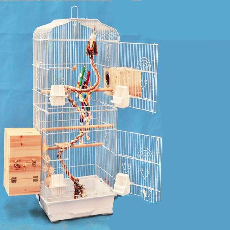 Portable Display Wire Bird Parrot Cage