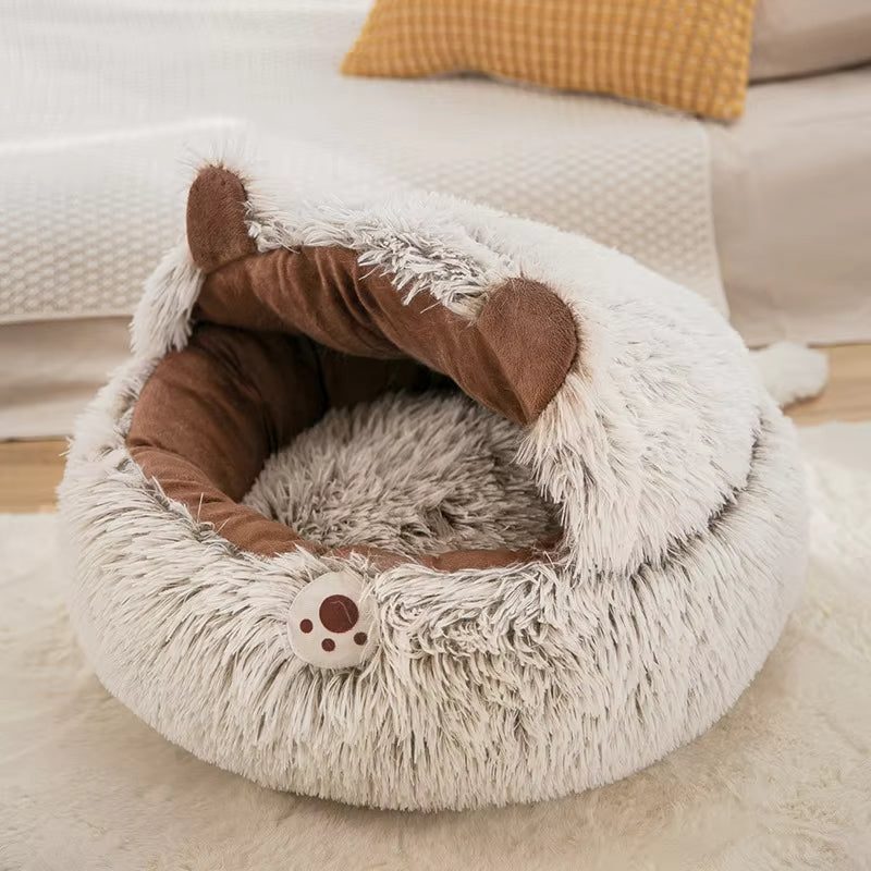 Winter Long Plush Pet Bed