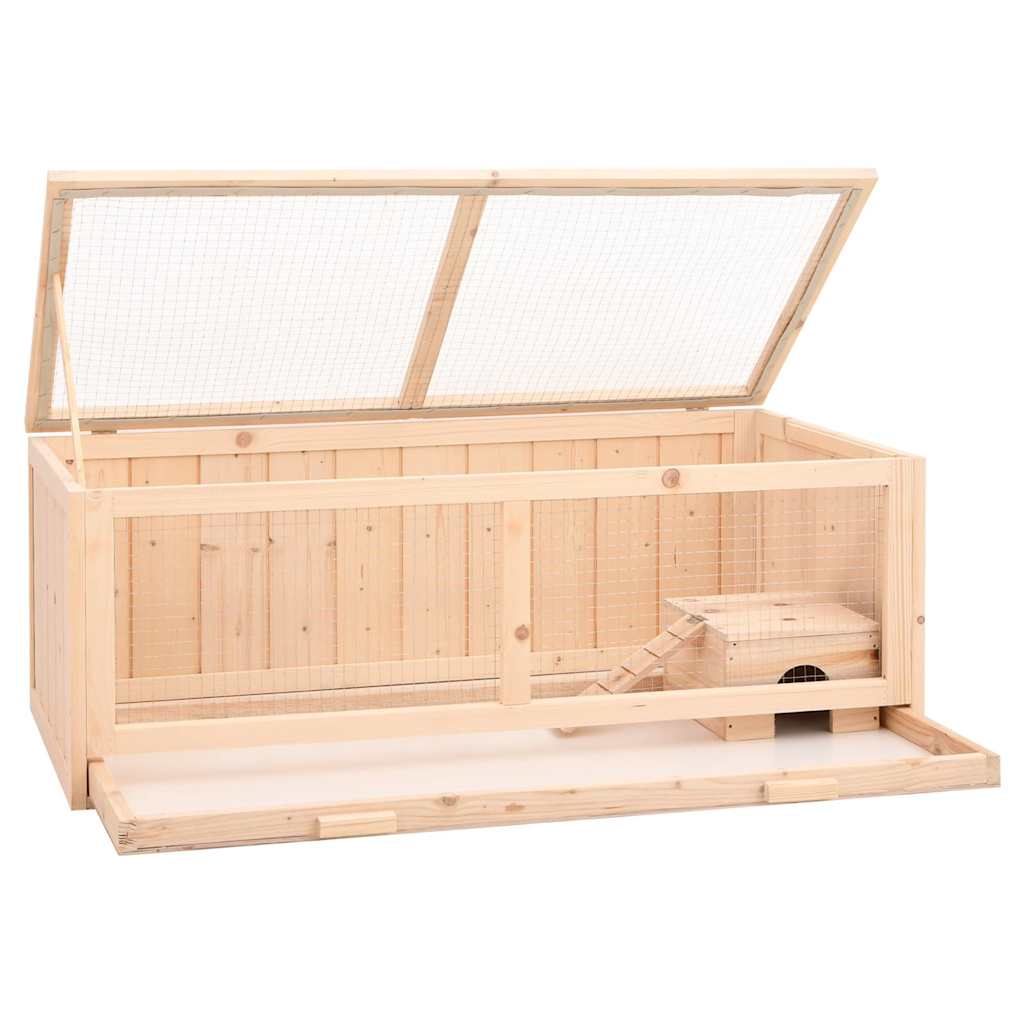 Hamster Cage 104x52x38 cm Solid Fir Wood