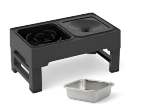 Pet Stainless Stand Adjustable Pet Feeding Bowl