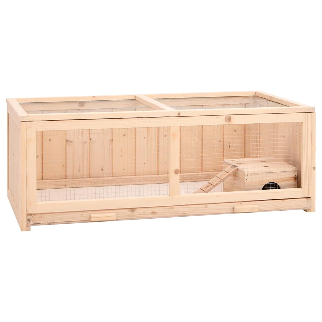 Hamster Cage 104x52x38 cm Solid Fir Wood