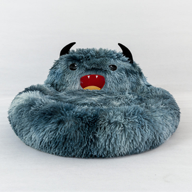 Self-Warming Donut Pet Bed