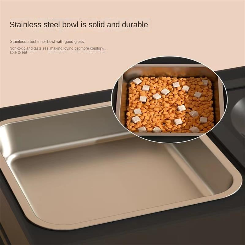 Pet Stainless Stand Adjustable Pet Feeding Bowl