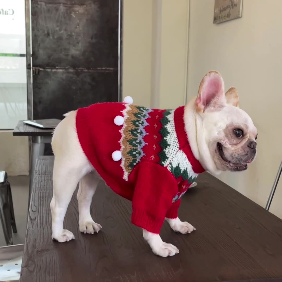 Dog Pet Christmas Sweater