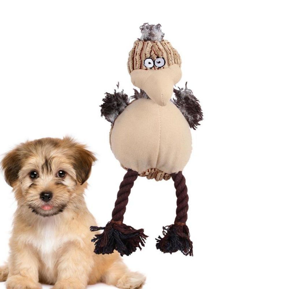 Stuffless Dog Plush Toys For Aggressive Chewers