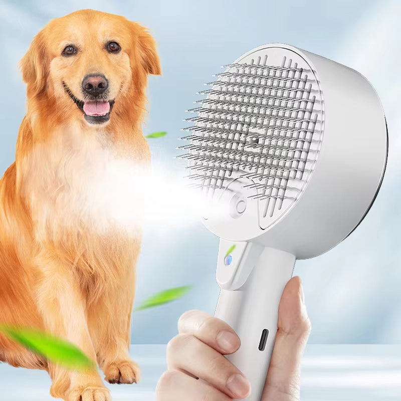 Cat Dog Steamy Grooming Brush
